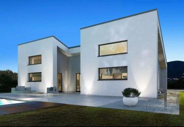 Bungalow mit Pultdach - Barrierefrei - Offene Architektur trifft hohe Decken