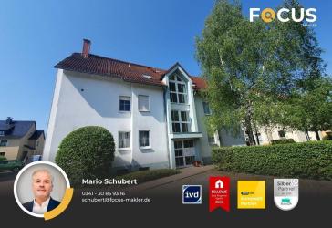 Markkleeberg - 2-Raum-Terrassenwohnung in Traumlage mit Stellplatz unweit des Cospudener Sees