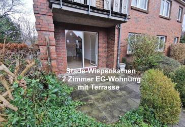 Stade-Wiepenkathen: 2 Zim. EG-Whg. mit Terrasse