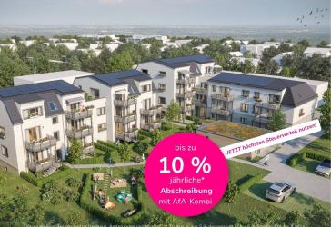 Neubau Leipzig sichern - 2 Zimmer mit Terrasse, Privatgarten und Stellplatz