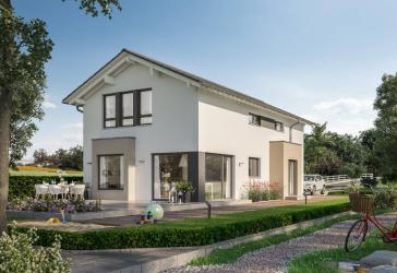 Schmales Haus in schöner Gegeng