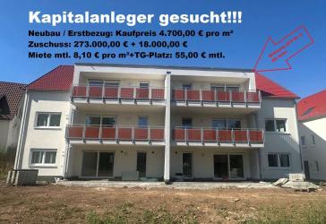 Kapitalanleger aufgepasst !!! - Zuschuss 273.000,00 €+18.000,00 € und Abschreibung nach § 7 Abs. 5a und 5b EStG. + § 7b EStG