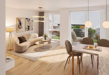 Neubau! Helle 1,5-2,5-Zimmer-Wohnung mit sonnigem Balkon und optimaler Raumaufteilung
