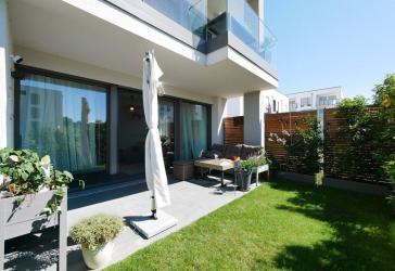 4-Zimmer-Erdgeschosswohnung mit Südgarten, KfW55 und Tiefgaragenstellplatz