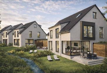 Provisionsfreier Neubau im Rheingau - hochwertige DHH mit Garten, Carport und ausgebautem Dach