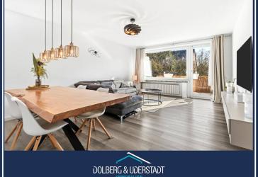Direkt am Wald ! Modernisierte 4-Zimmer-Wohnung mit Südbalkon, Vollbad, Gäste-WC und 2 Kellerräumen