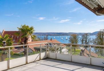 Villa mit Seeblick, Parkgrundstück und fußläufiger See/Stadtnähe