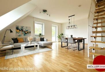 The Art of Cozy! Tolle 3,5 Zi. Wohnung über 2 Etagen mit Balkon im beliebten Erlangen-Büchenbach!