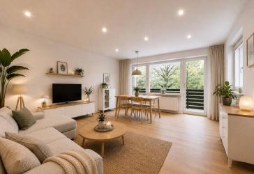 MGF Group: EG-Whg. mit Balkon, Terrasse und eigenem Garten in attraktiver Lage Haunstetten!