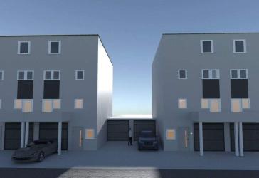 Neubau von 4 Reihenhäusern und 4 Doppelhaushälften mit KFW Mitteln