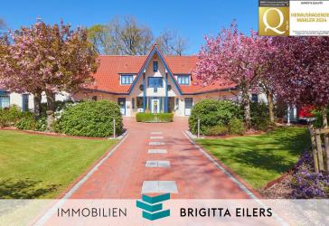 Zwischen Bremen und Hamburg: Freistehendes Architektenhaus mit Panoramablick und eigenem Teich
