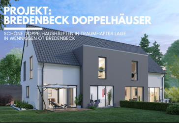 Modern Wohnen im Neubaugebiet in Bredenbeck: Schöne Doppelhaushälfte auf traumhaften Grundstück