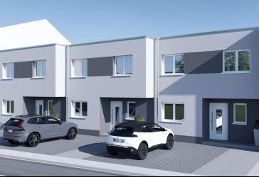 GartenCarré 24, Neubau von 3 Reihenhäuser, Rohbauvariante