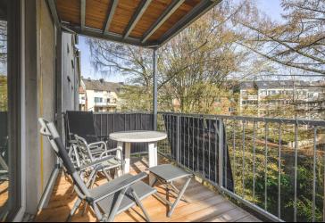 Gut geschnittene 3-Zimmer-Wohnung mit 2 Balkonen in ruhiger Wohnlage im Herzen von Aachen