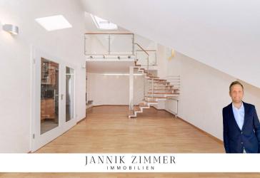 Sofort bezugsfrei: Maisonette mit Penthouse-Flair in Schwabing - neue Einbauküche & viel Licht