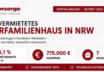 Mehrfamilienhaus mit 7 Wohneinheiten im Herzen des Ruhrgebietes