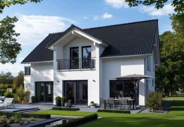 Modernes Architektenhaus mit moderner Planungsidee und Technik
