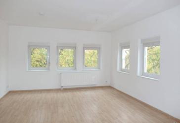 Geräumige 2-Zimmer-Wohnung mit Laminatboden, halboffener Küche und Bad mit Dusche
