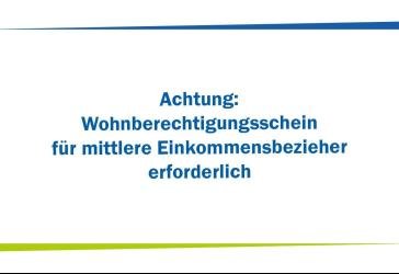 WBS Mittlere Einkommensbezieher- Wohnglück für Ihre Familie