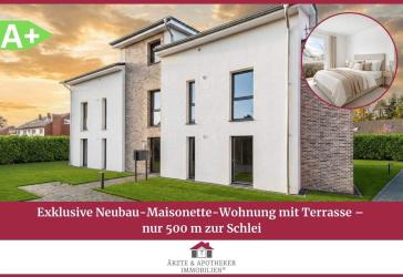 Exklusive Neubau-Maisonette-Wohnung mit Terrasse - nur 500 m zur Schlei