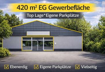 420 m2 Gewerbefläche- Top Lage an stark befahrener Hauptstraße