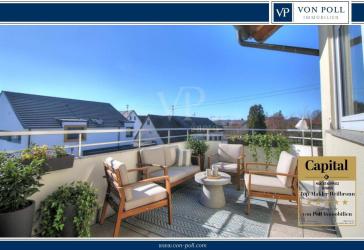 Großzügige 4-Zimmer-Wohnung mit Süd-Balkon, Kachelofen und Fußbodenheizung - voll möbliert