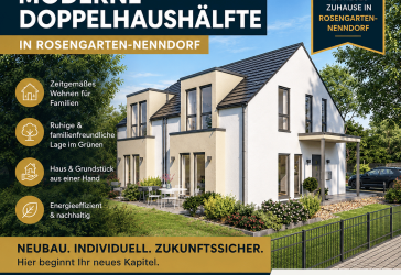Qualität, die bleibt - Ihre neue Doppelhaushälfte in Rosengarten