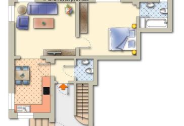 2 Zimmer Erdgeschoss Wohnung!