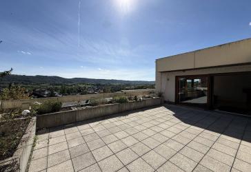 Provisionsfrei: 4 Zi. mit 41 m² Sonnenterrasse | Energieklasse A | Garage + Stellplatz
