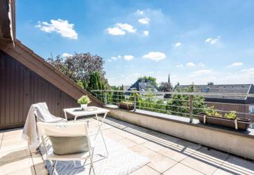 KEINE KÄUFERPROVISION Schicke Maisonettewohnung mit Ausblick am Südhang von Bielefeld Brackwede