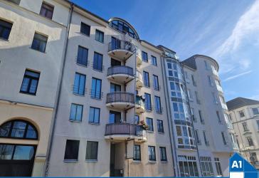 Charlottenviertel -vermietete 3-Zimmer-Wohnung mit Balkon und Einbauküche in Halle (Saale)