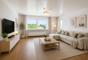 Modernisierte 4-Zimmer-Wohnung mit Balkon und Garage in Herzogenaurach