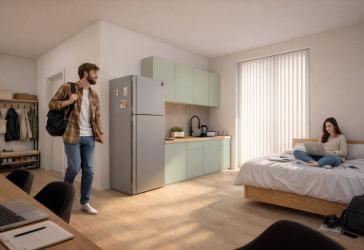 WE 2+3: Eberswalde: ERSTBEZUG im LUXUS Neubau: 2-Zi mit 40m² ab 2028 BEZUGSBEREIT