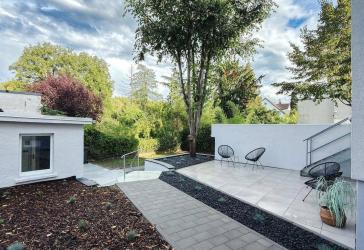 Gartenwohnung mit Hausgefühl: 105 m² mit großer Terrasse nahe Frankfurt