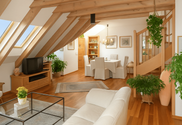 Citynahe Dachgeschosswohnung mit Galerie, Loggien & Stellplätzen
