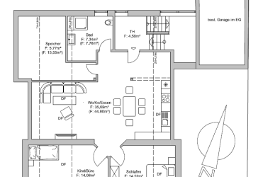Frisch renovierte 3-Zimmer-Wohnung