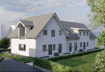 2Zi-EG-Neubau-Erstbezug in KfW40-Haus mit nur 4 WE in dörflich-ruhiger Höhenlage mit Fernblick