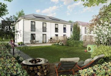 Achtung nur noch 2 provisionsfreie Grundstücke verfügbar ! Ihr neues Familiendomizil in Bernau Ladeburg - 118m2 Stadtvilla-Doppelhaushälften