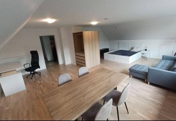 Großes möbliertes Studio, WG-Zimmer ideal für 2 Personen, Wohnen auf Zeit, Stuttgart-Botnang, Spül-/Waschmaschine