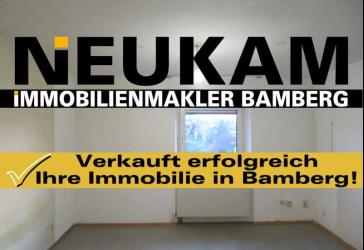 BAMBERG-NÄHE BAHNHOF: 3-ZIMMER-WOHNUNG(= SOFORT FREI!!) + BAD MIT FENSTER FÜR 157.000,-EURO