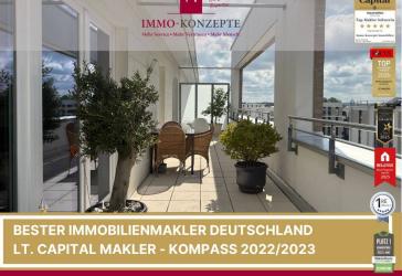 Attraktives Penthouse über den Dächern der beliebten Werdervorstadt