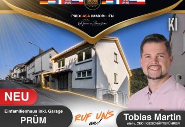 ++ PRÜM | EFH mit Entwicklungspotenzial | Vermietet | Terrasse | malerisches Hanggrundstück ++