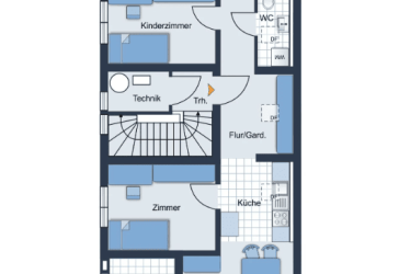 4-Zimmer OG-Neubauwohnung mit Loggia und Einbauküche