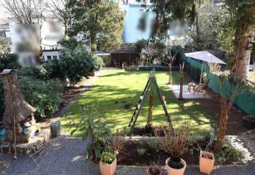 Eppendorf: wunderschönes Stadthaus 3 WE 345 m² Wfl. Garten