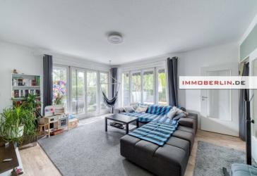 IMMOBERLIN.DE - Top-Investment! Schöne Wohnung mit großer Terrasse & Garten in naturverbundener Lage