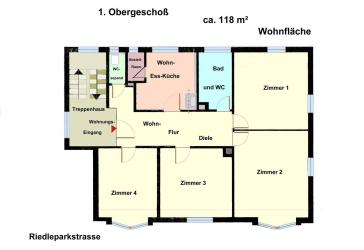 große Stadt-Wohnung, 4 1/2 Zimmer ...