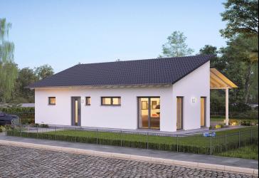 Bungalow, barrierefrei mit 108 m² in Langern - KfW 55
