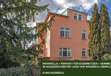 Begehrte Wohnlage in Radebeul-Ost (Oberlößnitz) + perfekt für Eigennutzer und für die Vermietung + schöner Garten + gewachsenes Wohnumfeld + + +