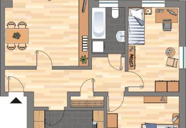 Demnächst frei! 3-Zimmer-Wohnung in Bergkamen Nordberg