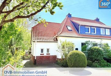 Wohnen nahe Hafen & Ortskern - gepflegte Doppelhaushälfte mit Garten